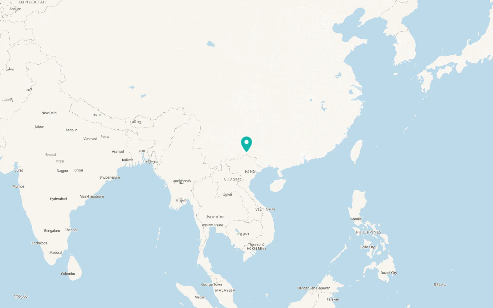 Map of Lũng Cú