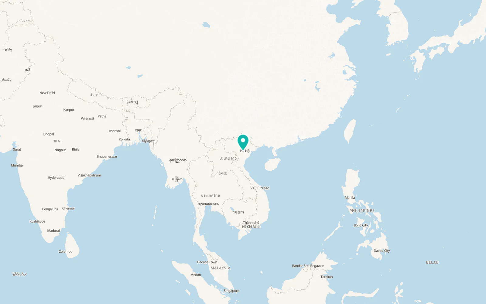 Map of Lương Sơn