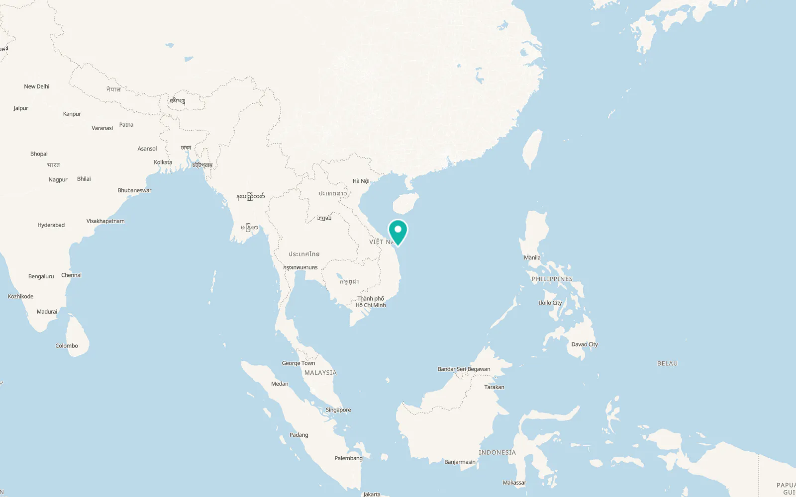 Map of Lý Sơn