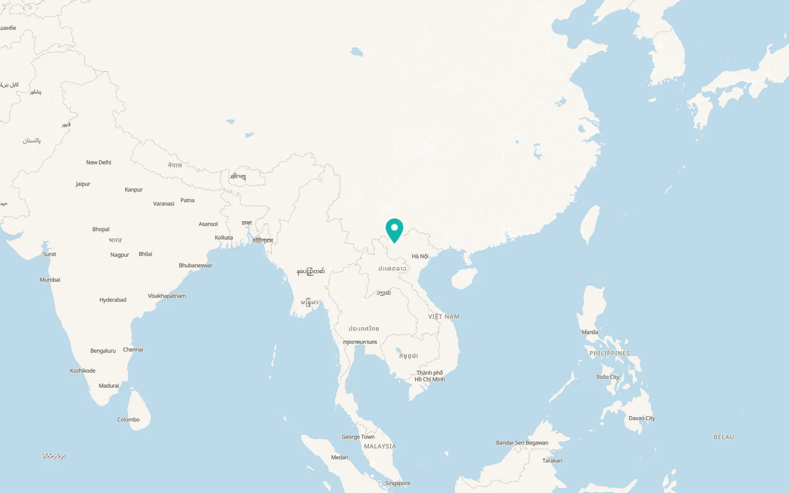 Map of Mường Chiên