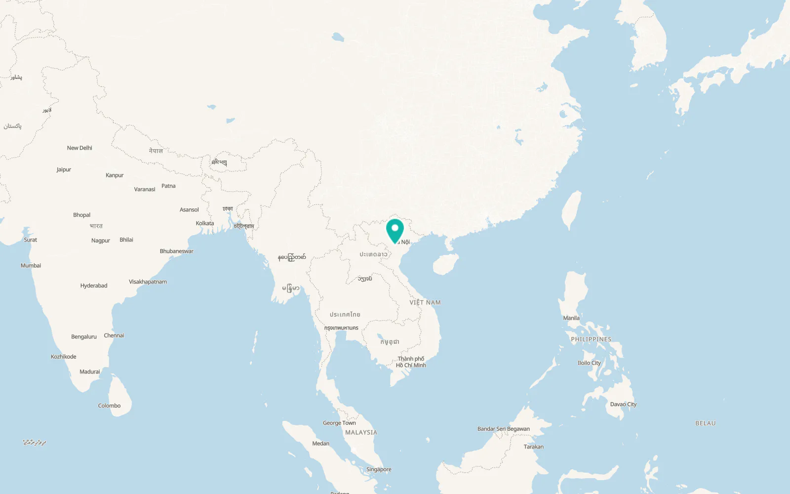 Map of Mường Khến