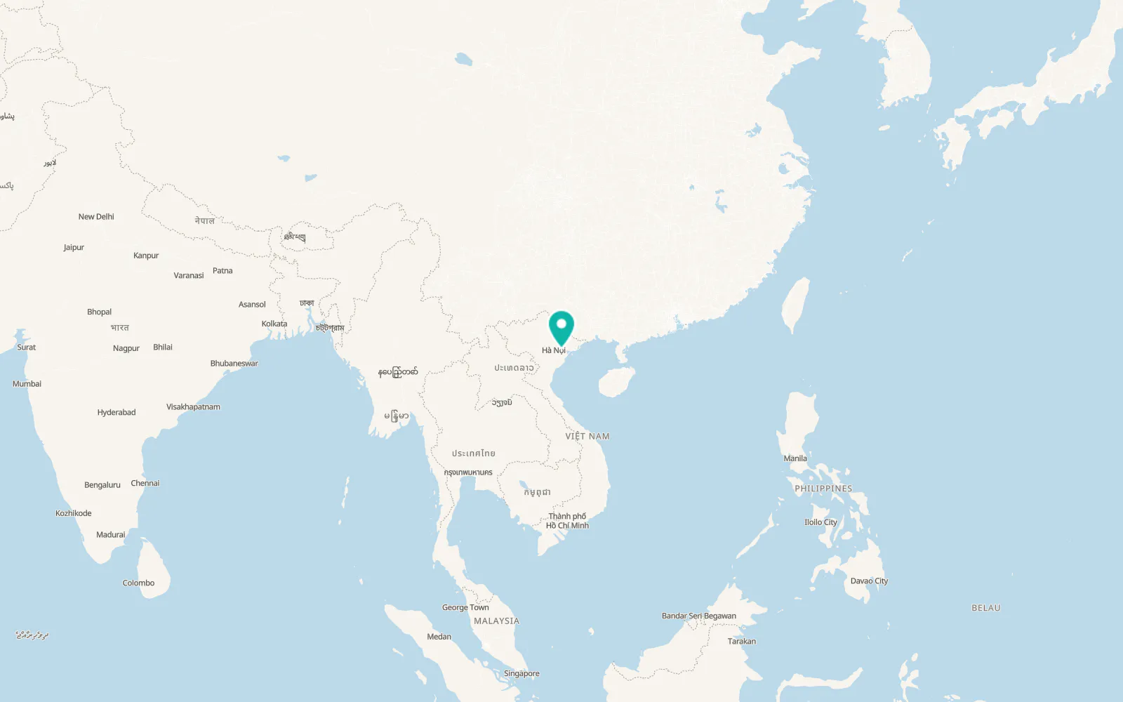 Map of Nam Sách