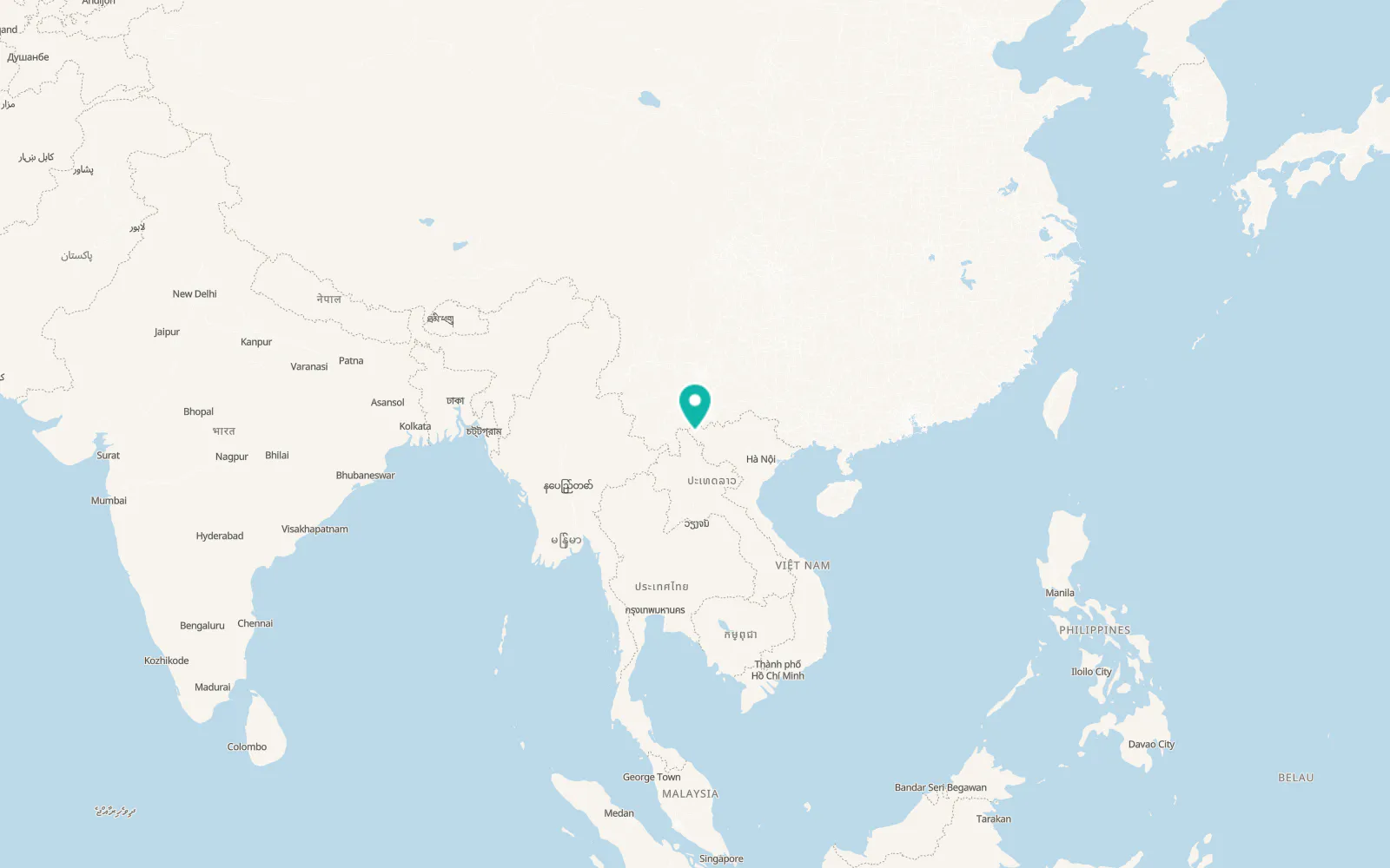 Map of Nằm Vi