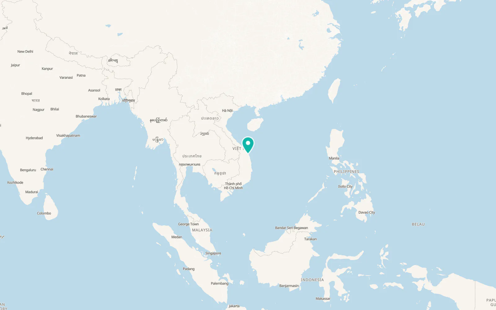 Map of Nghĩa Hành