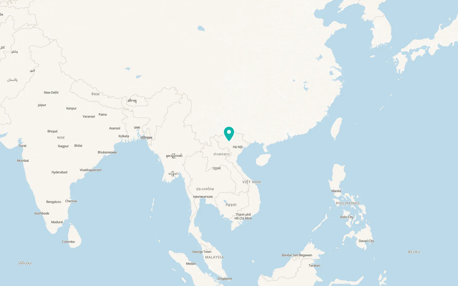 Map of Nghĩa Lộ