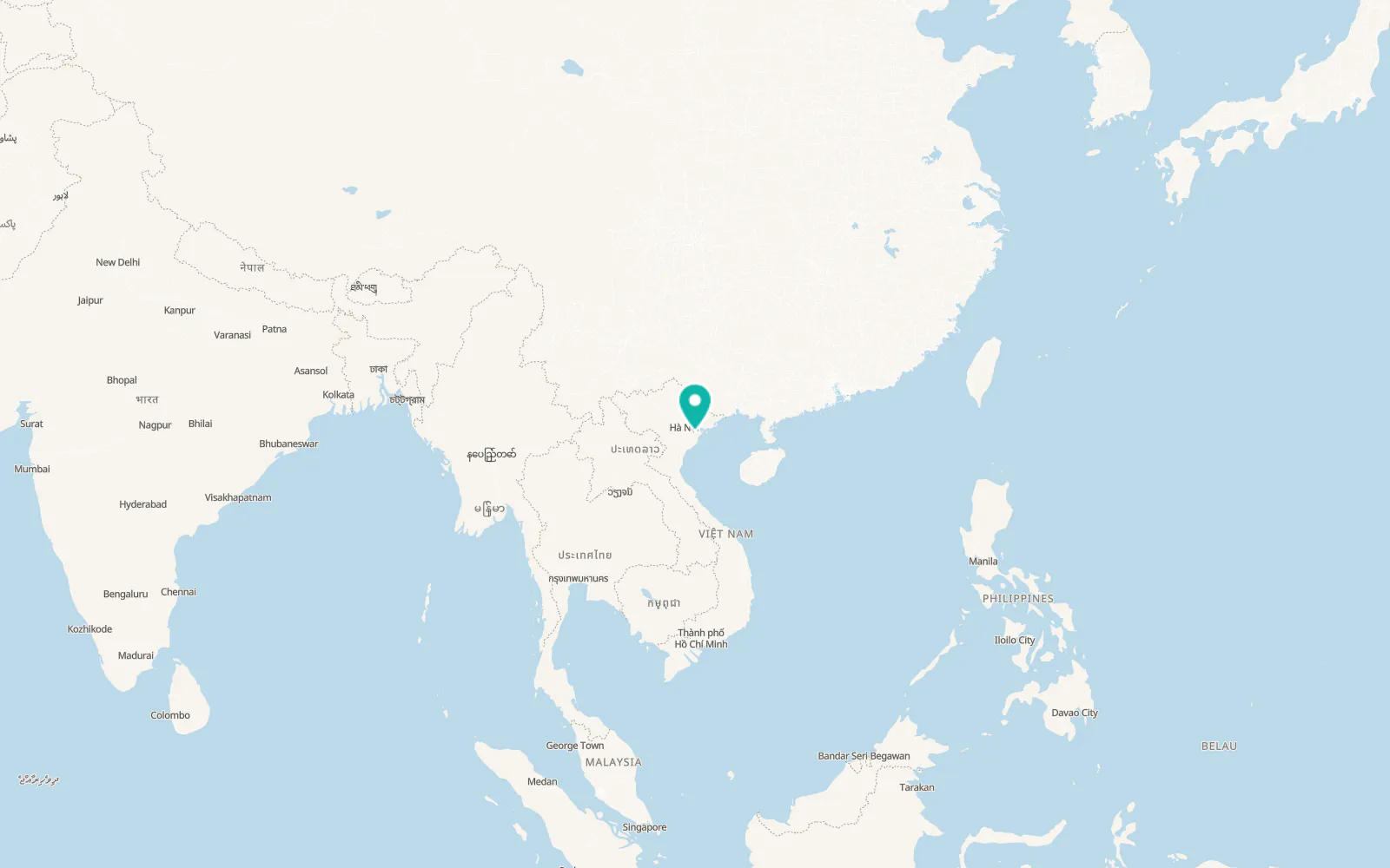 Map of Ninh Giang