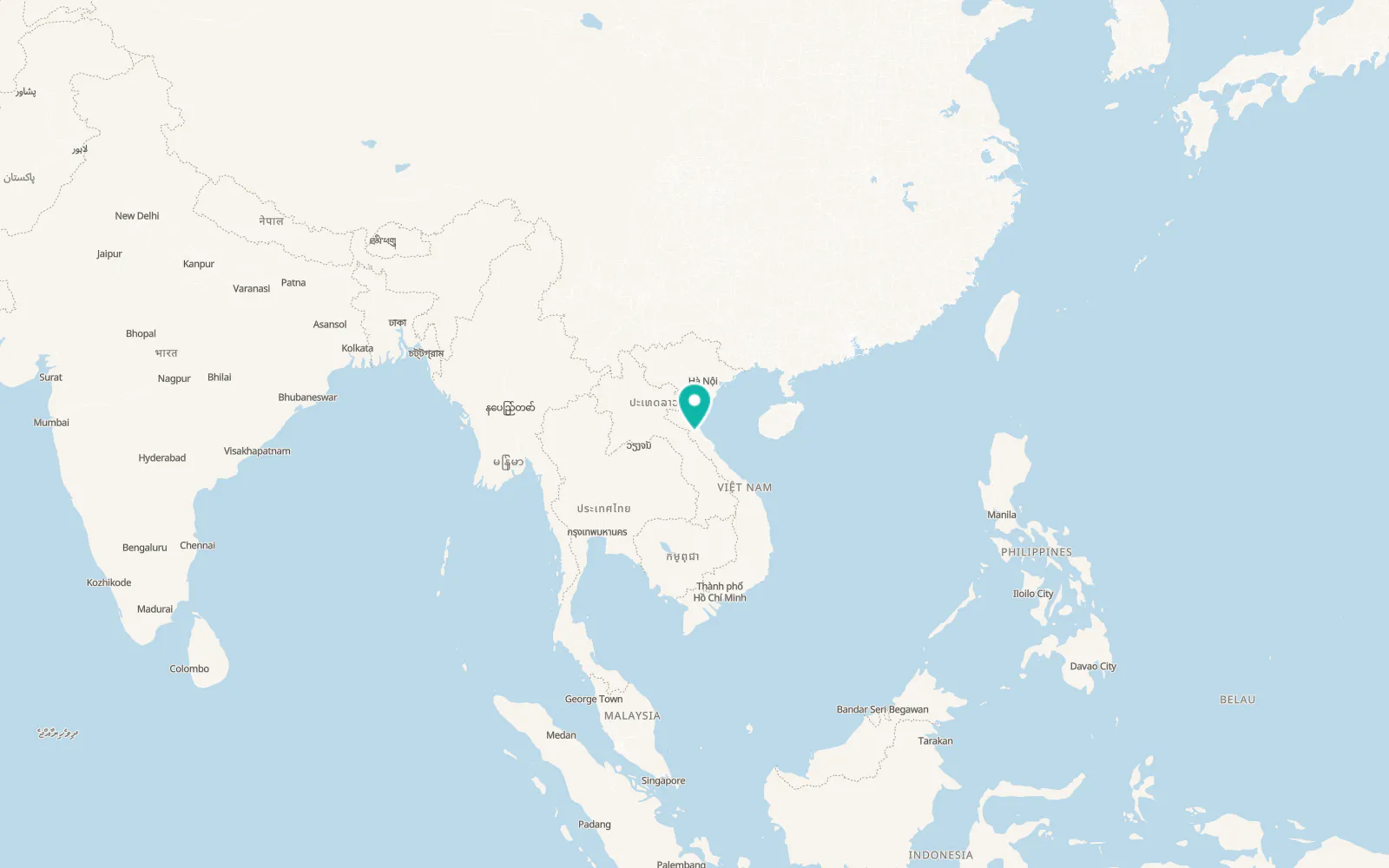 Map of Phố Châu
