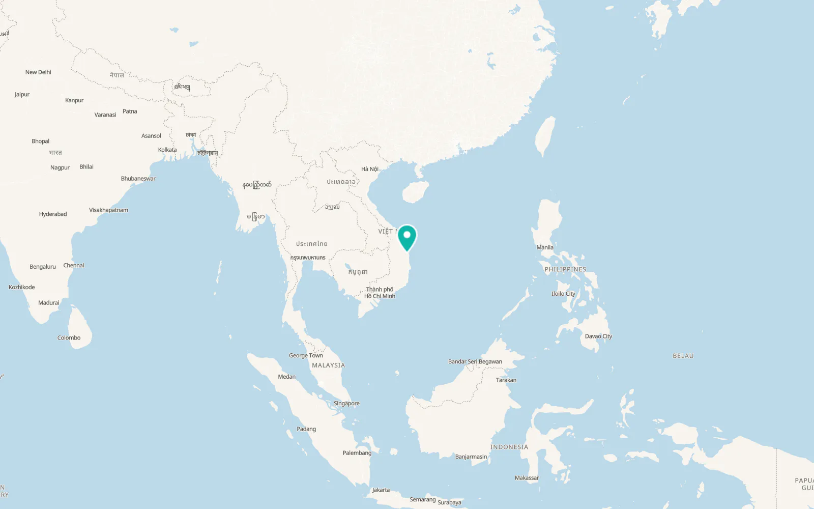 Map of Phù Cát