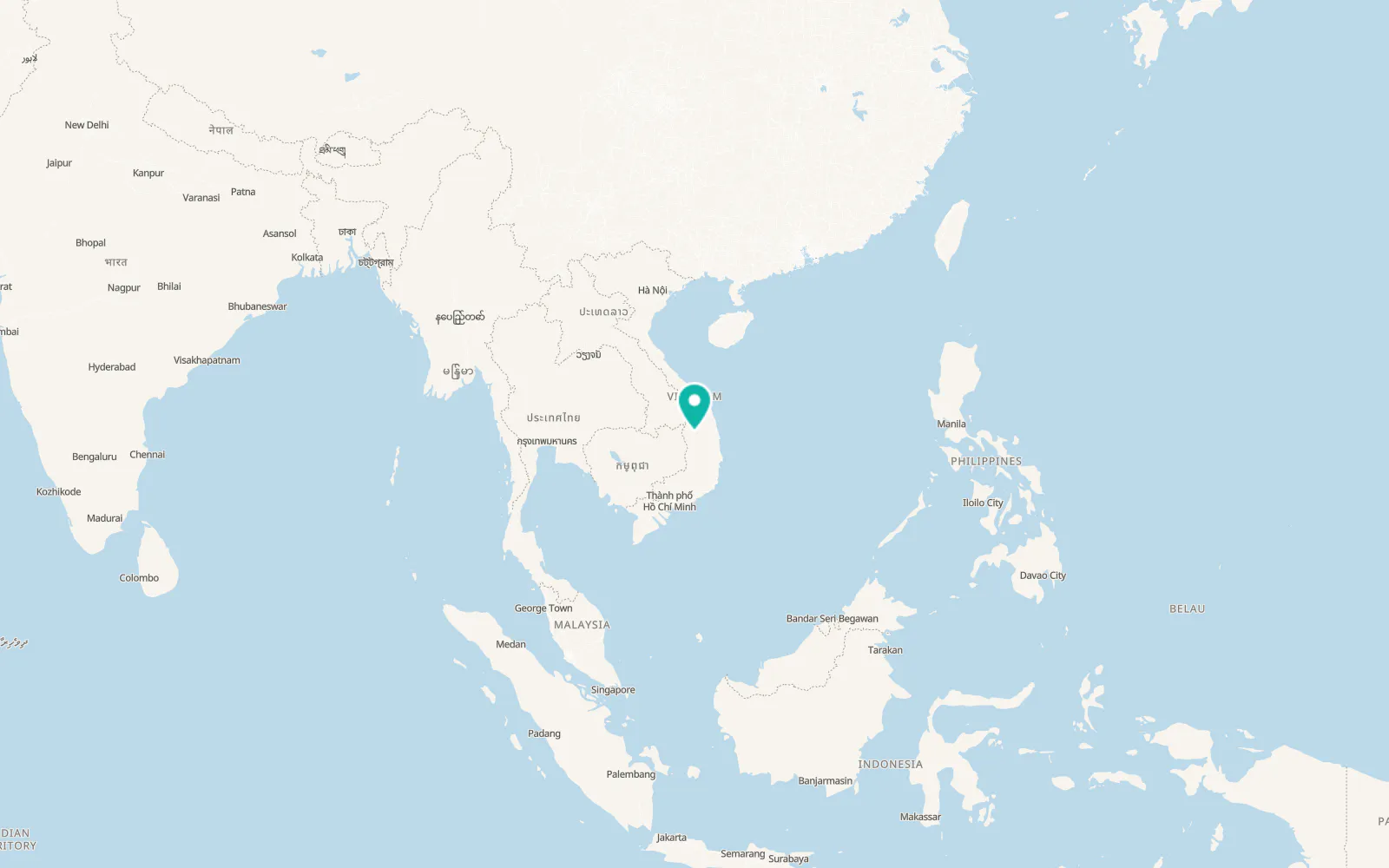 Map of Phú Hòa