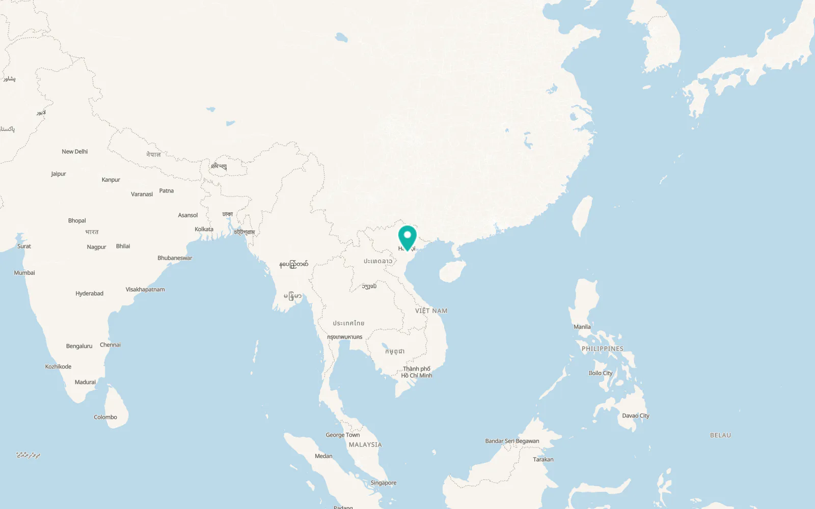 Map of Phủ Lý