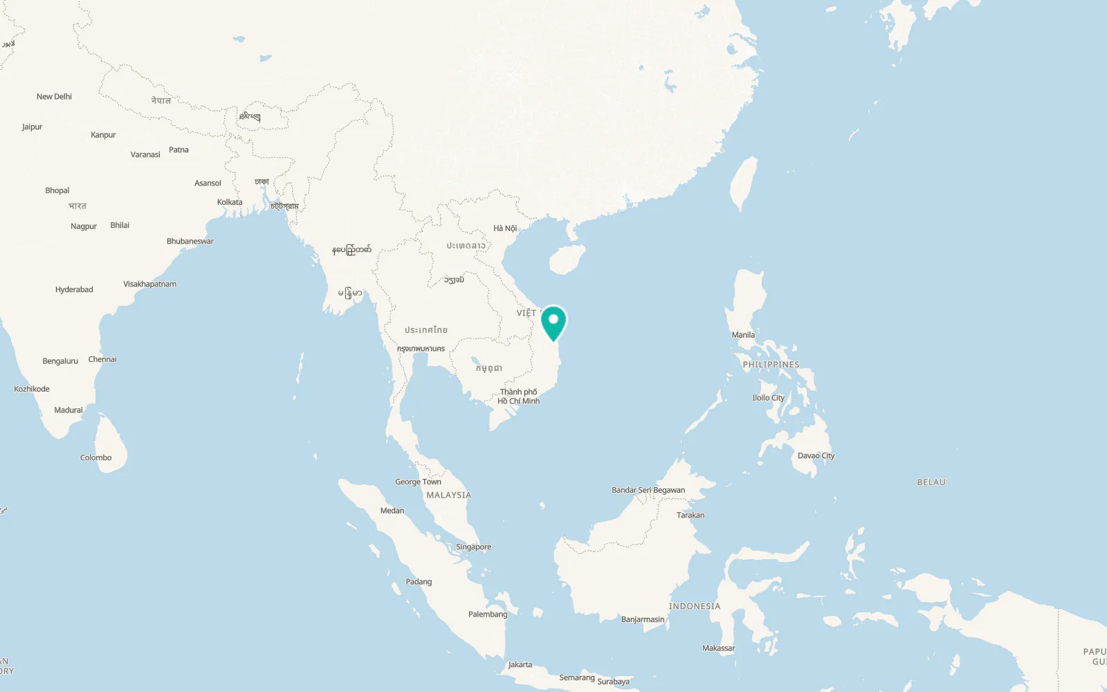 Map of Phú Phong