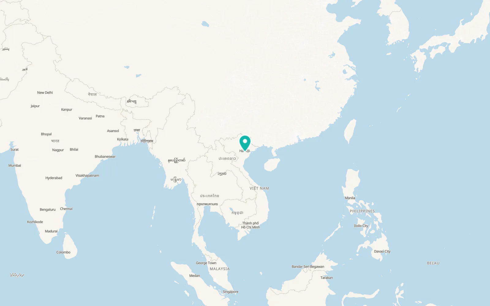 Map of Phú Xuyên