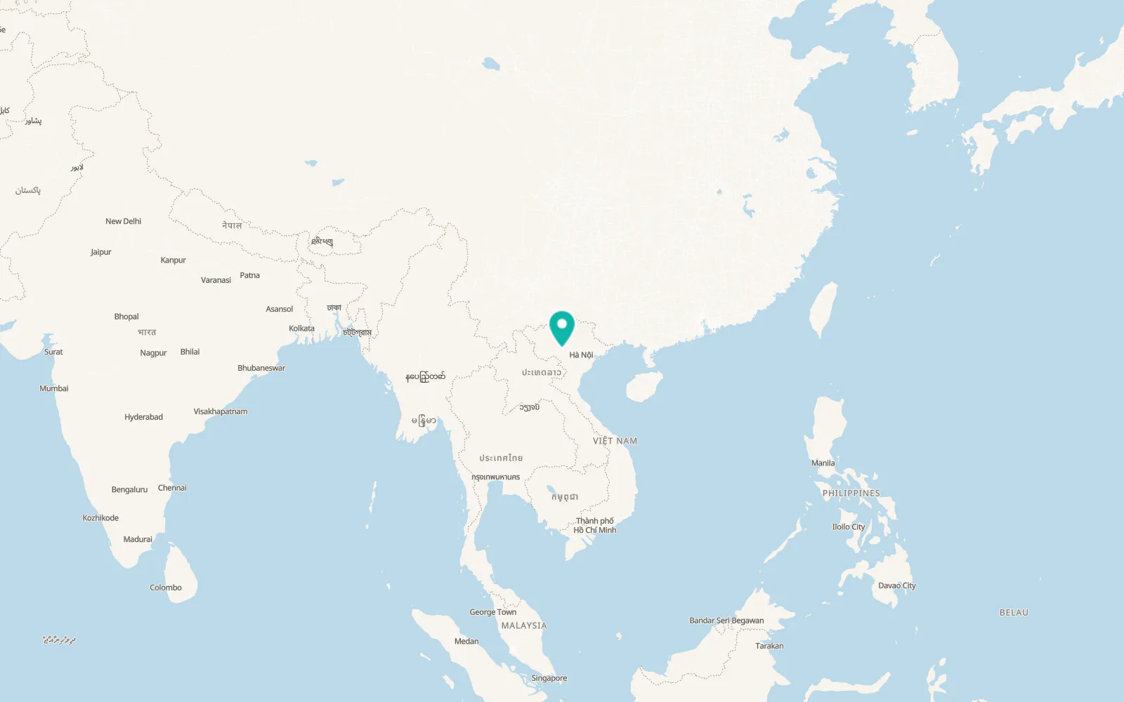 Map of Phù Yên
