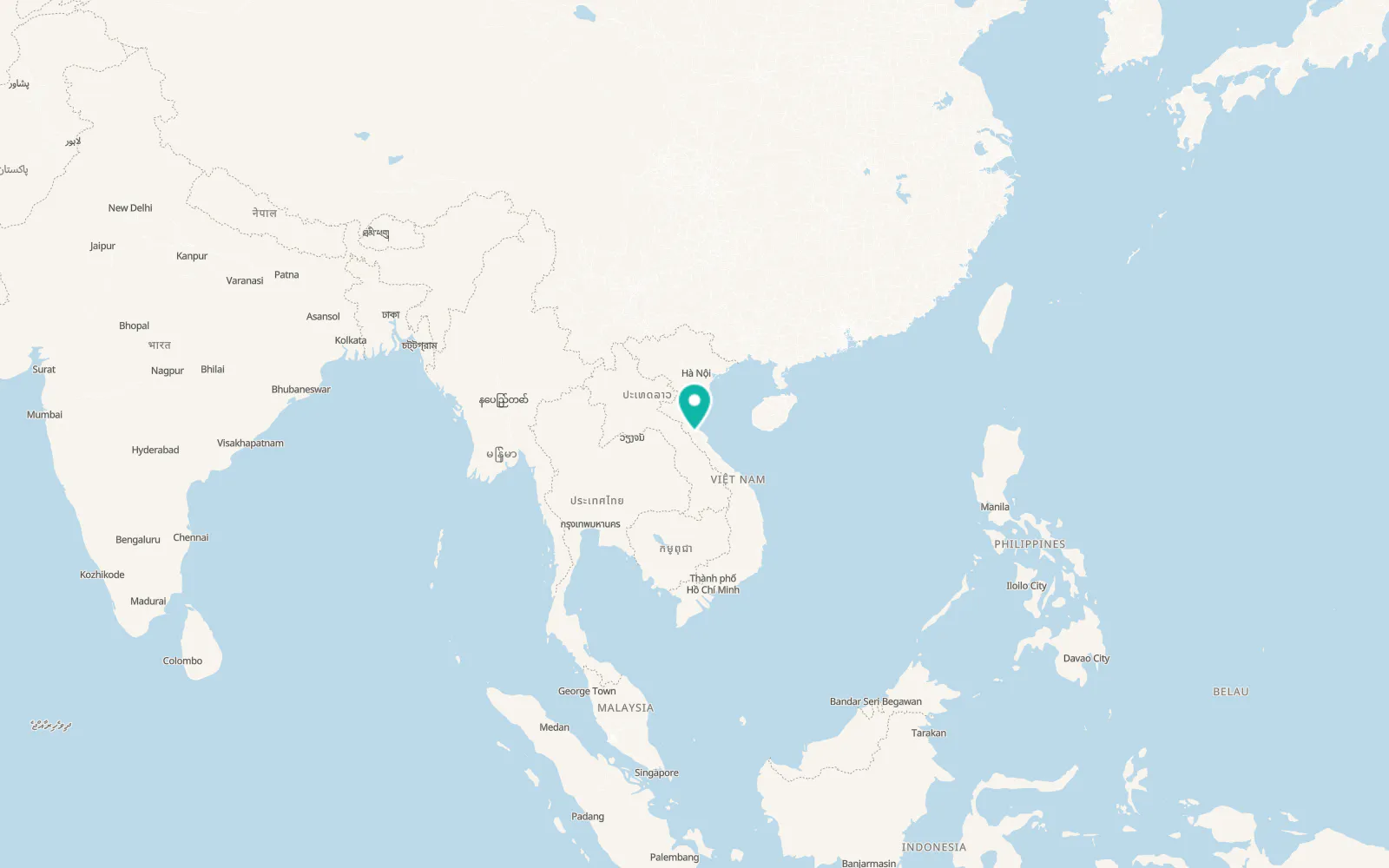 Map of Phúc Trạch