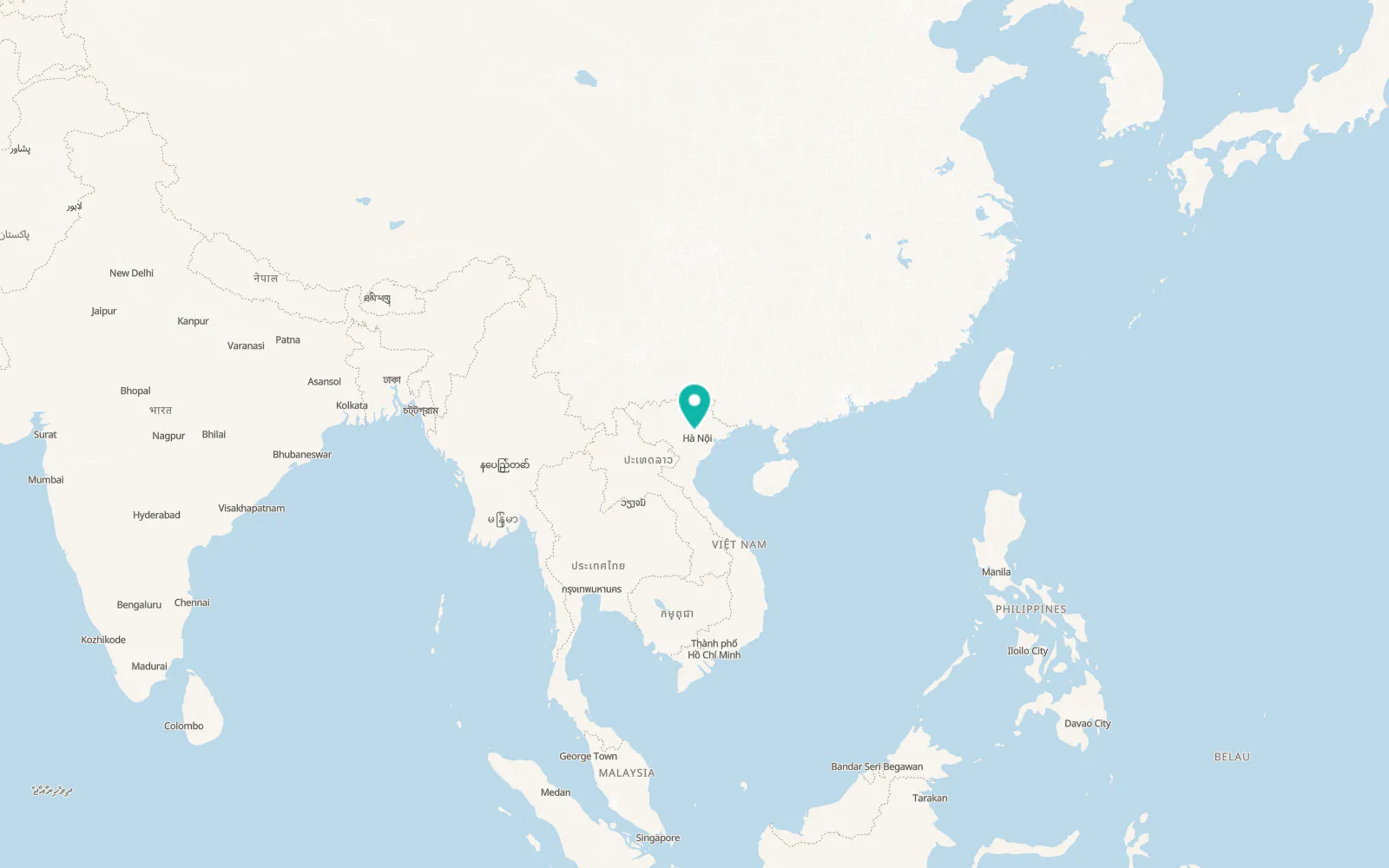Map of Phúc Yên