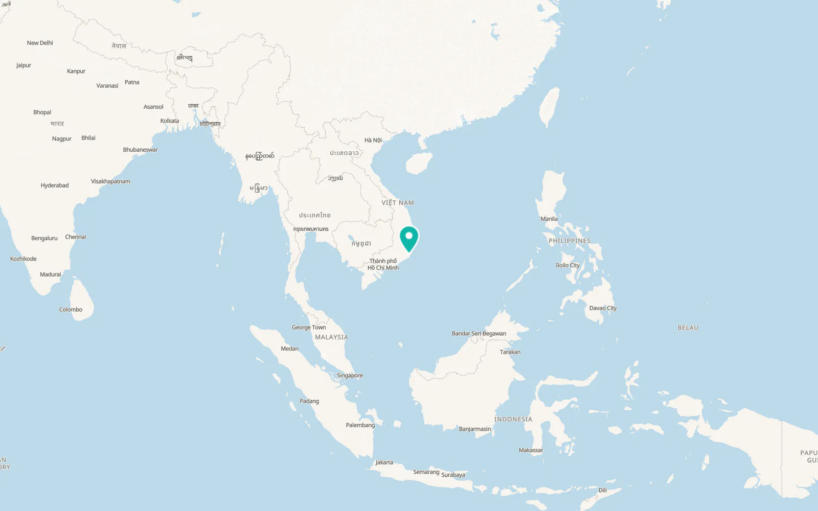 Map of Phước Dân