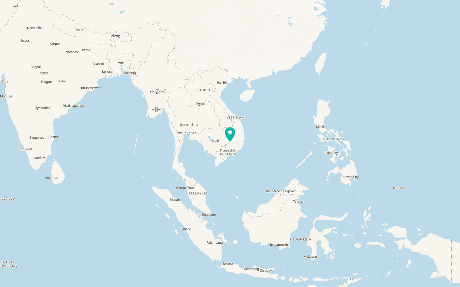 Map of Phước Hòa