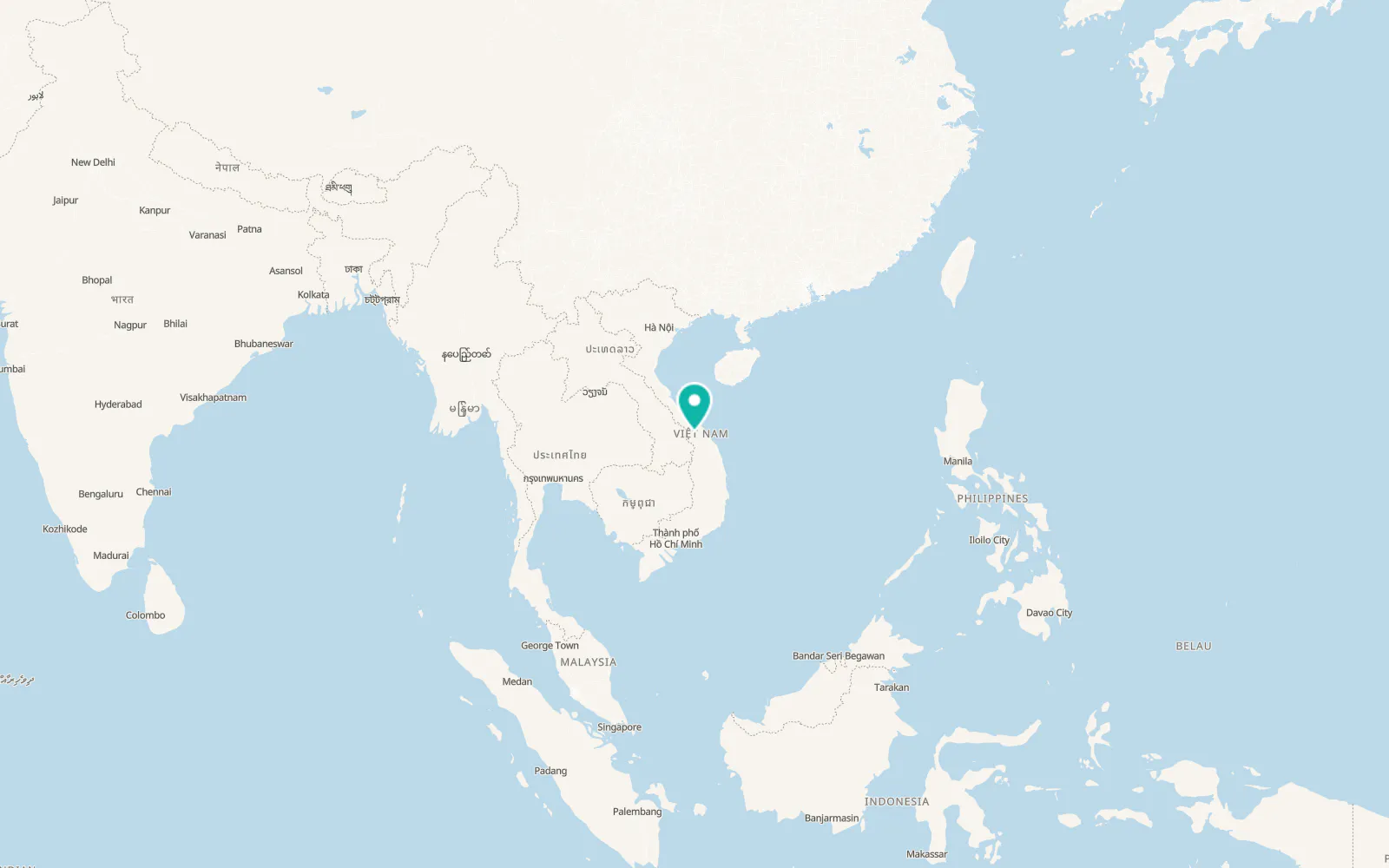 Map of Prao