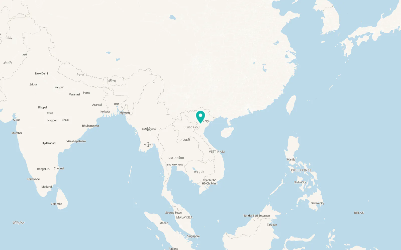 Map of Quan Hóa