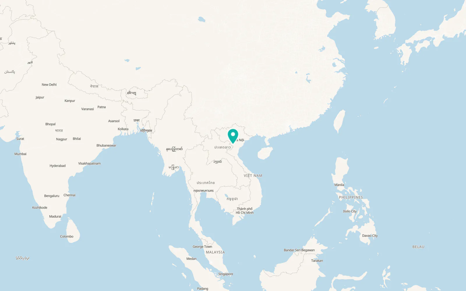 Map of Quan Sơn
