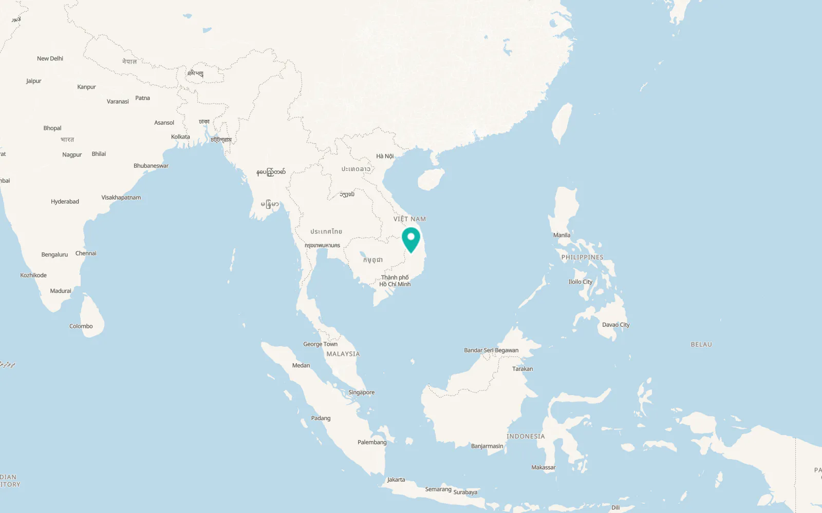 Map of Quảng Phú