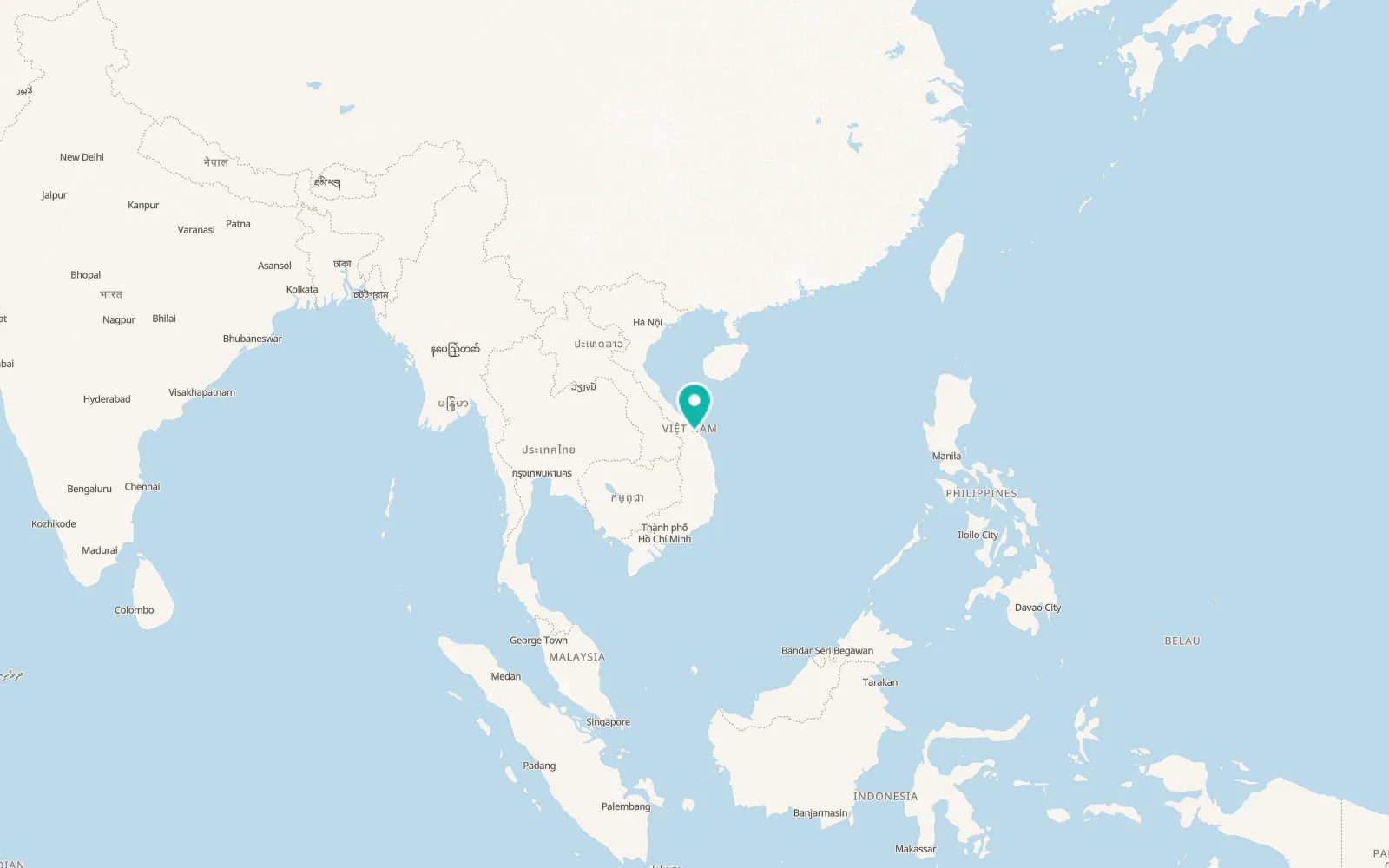 Map of Quế Sơn