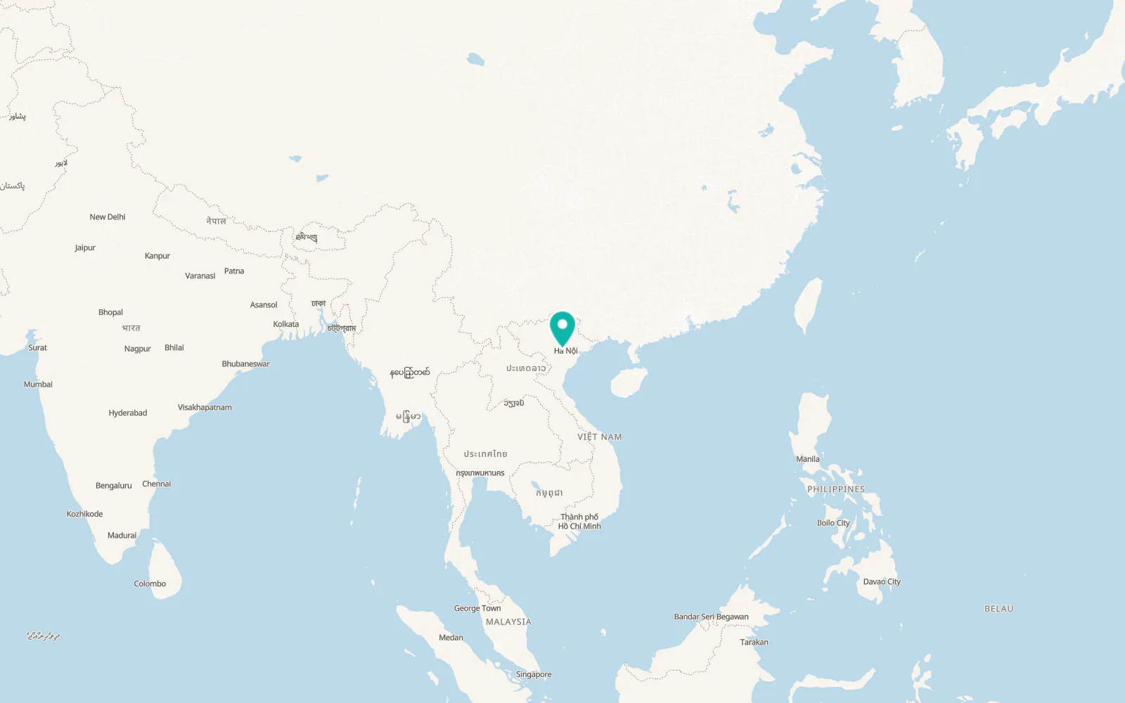 Map of Quốc Oai