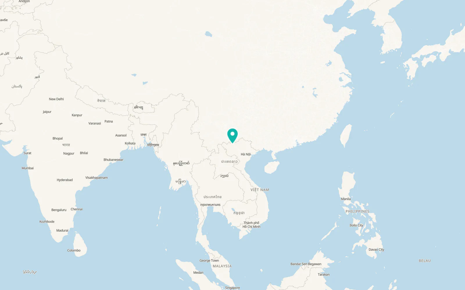 Map of Sa Pa