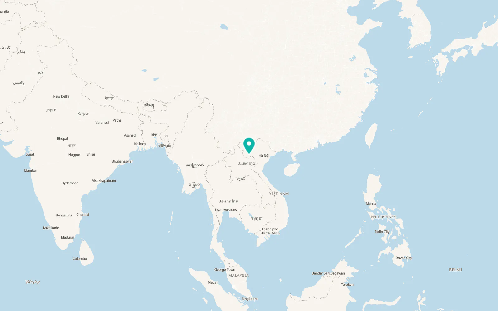 Map of Sông Mã