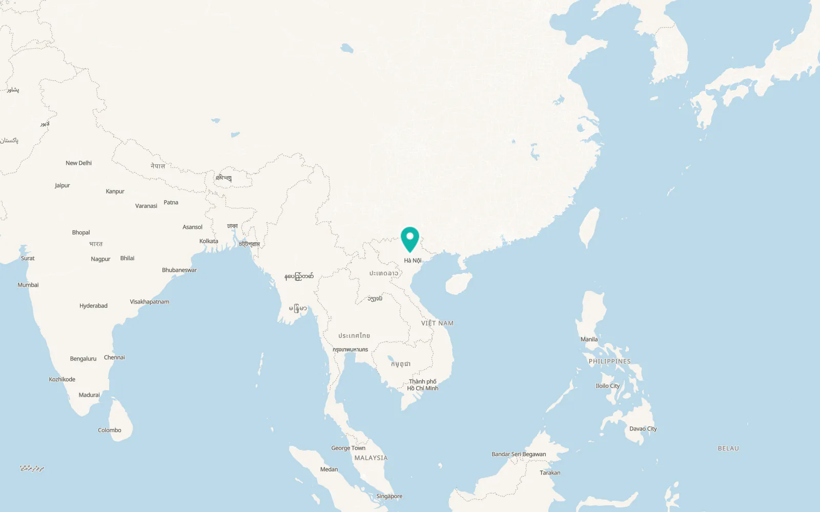 Map of Tam Đảo