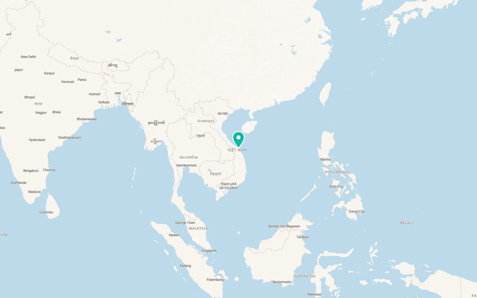 Map of Thanh Khê