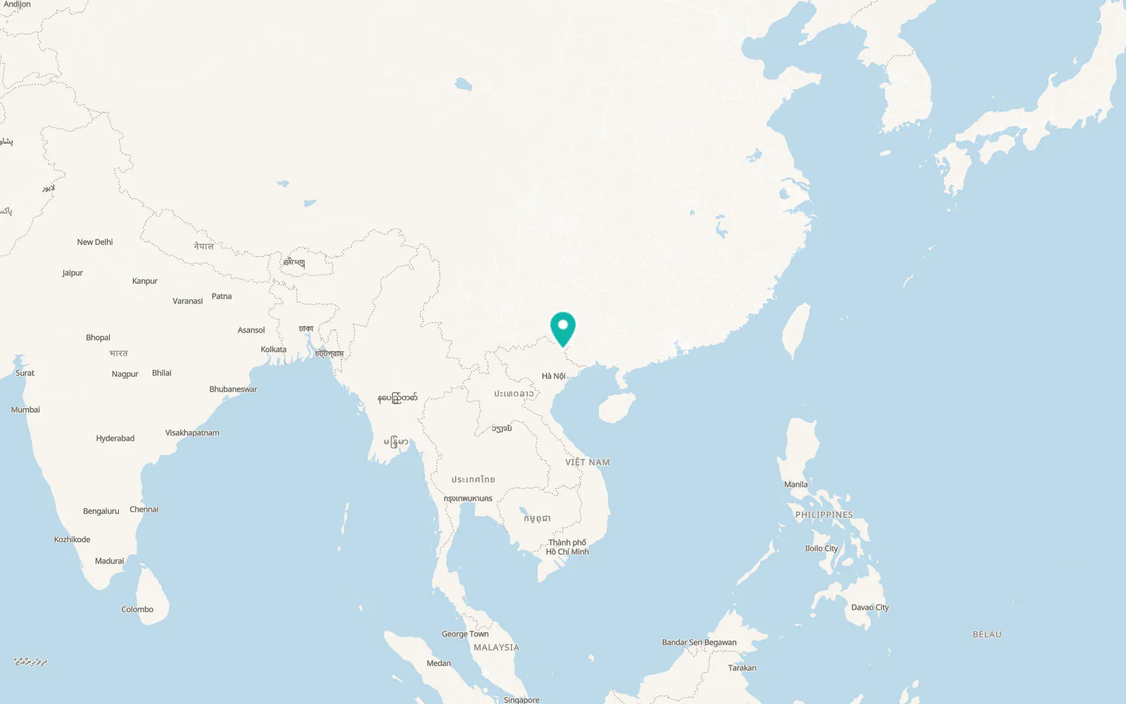 Map of Thị Trấn Đông Khê