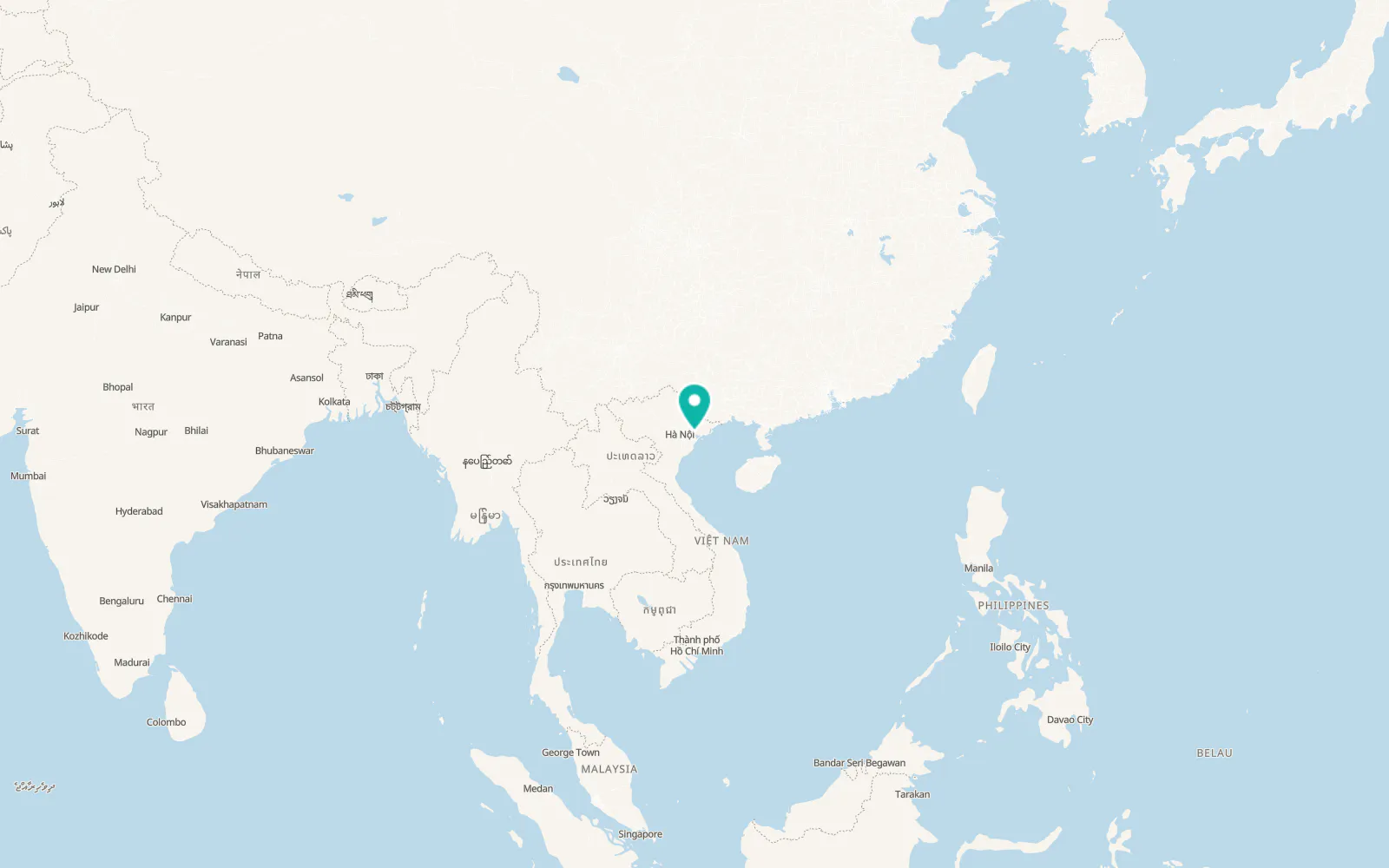 Map of Thị Trấn Mạo Khê