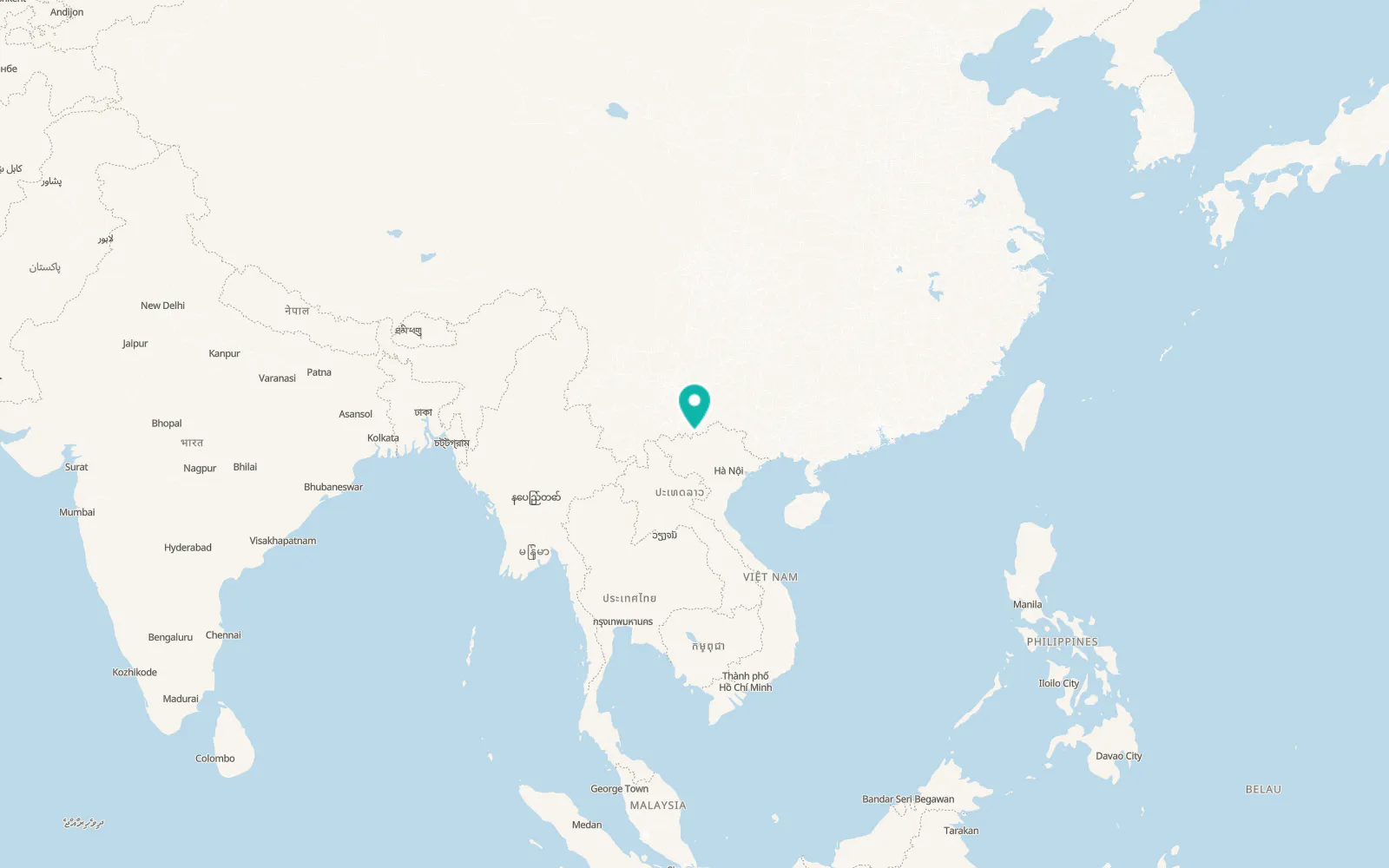 Map of Thị Trấn Mường Khương