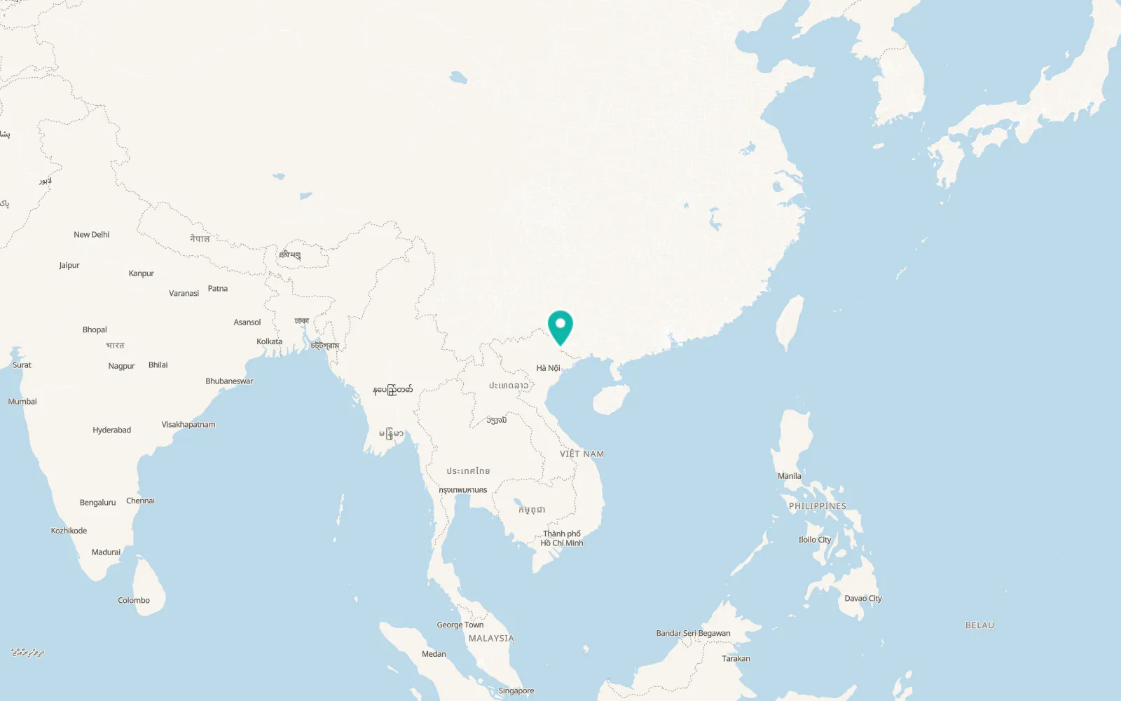 Map of Thị Trấn Na Sầm