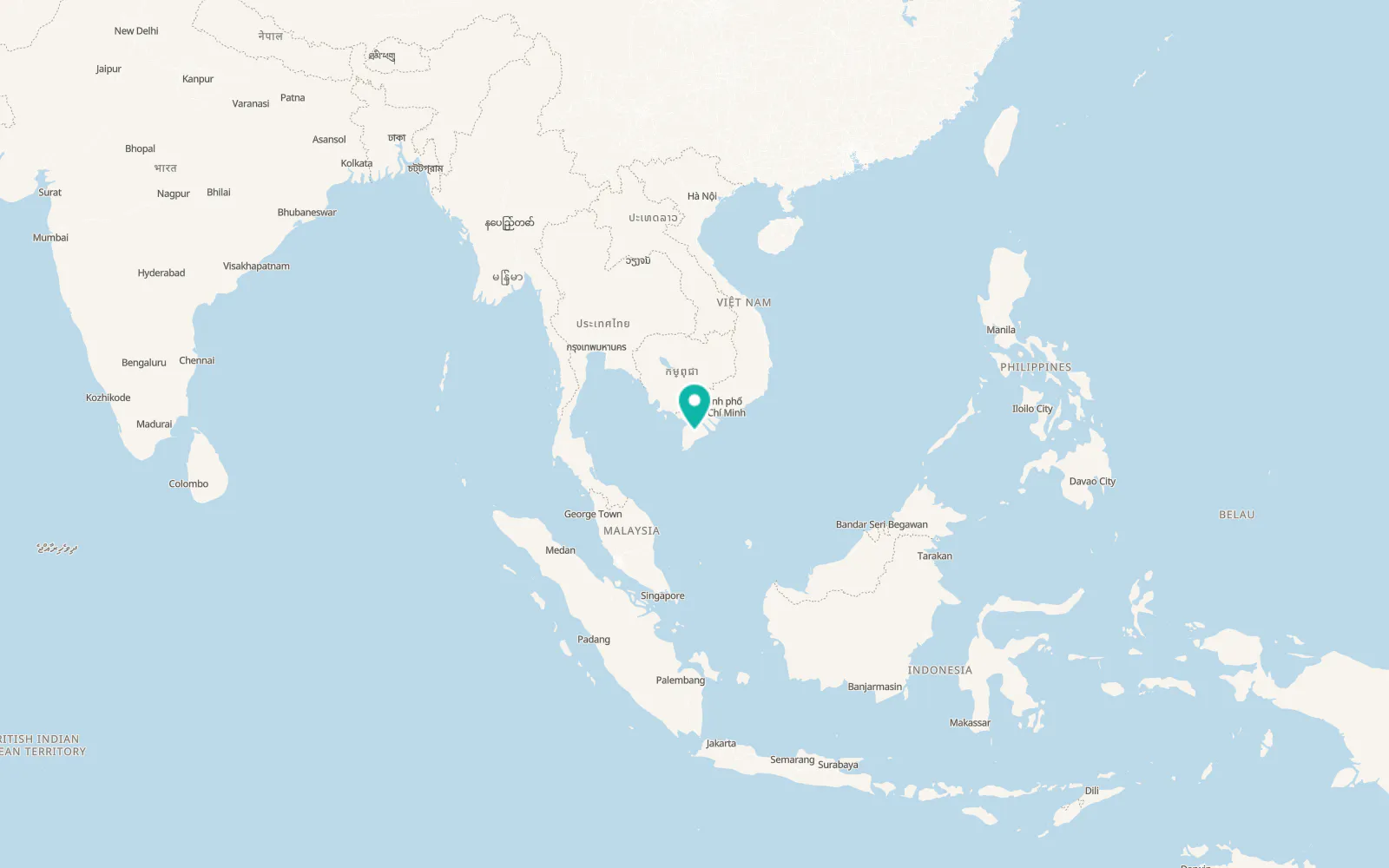 Map of Thị Trấn Phước Long
