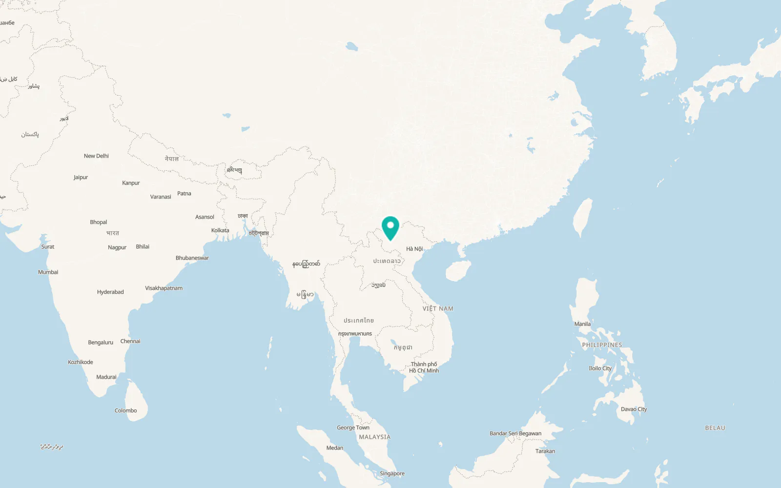 Map of Thị Trấn Thuận Châu
