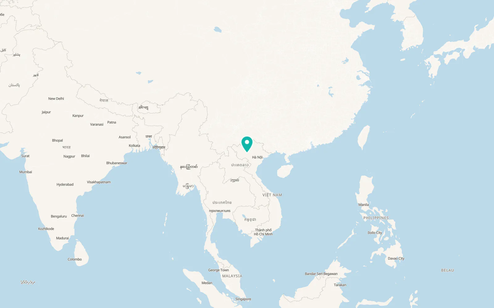 Map of Thị Trấn Trạm Tấu