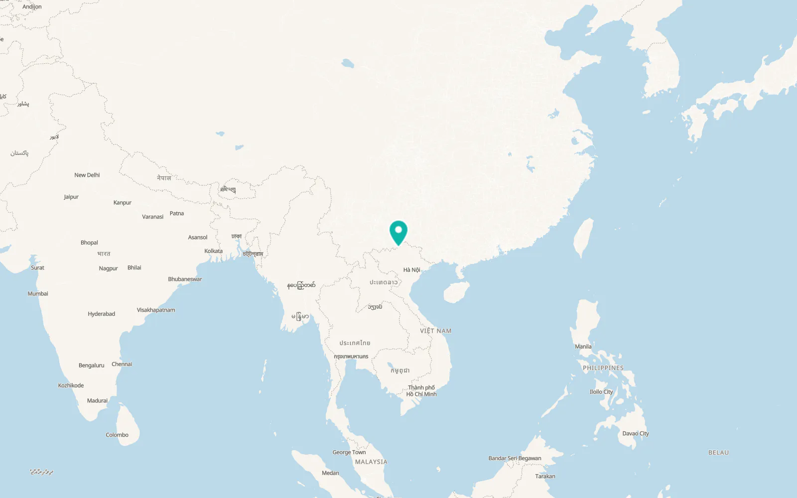 Map of Thị Trấn Vinh Quang