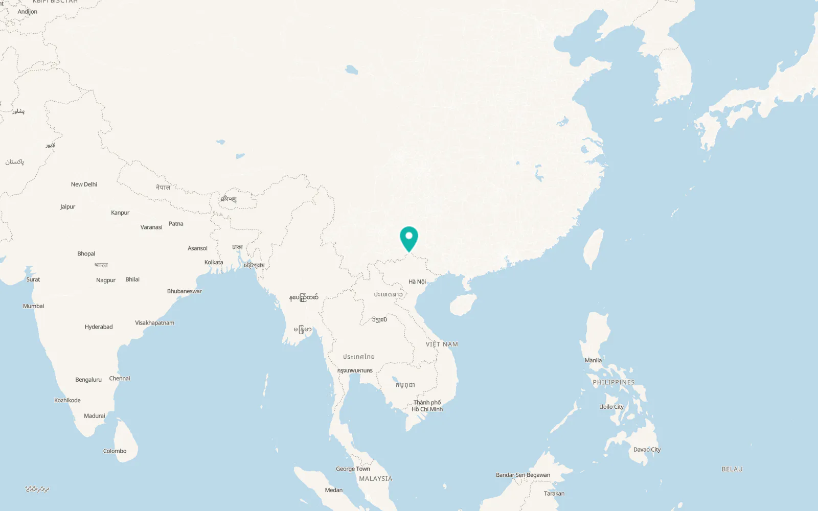 Map of Thị Trấn Yên Minh