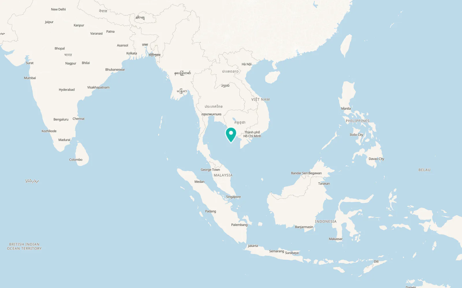 Map of Thổ Châu