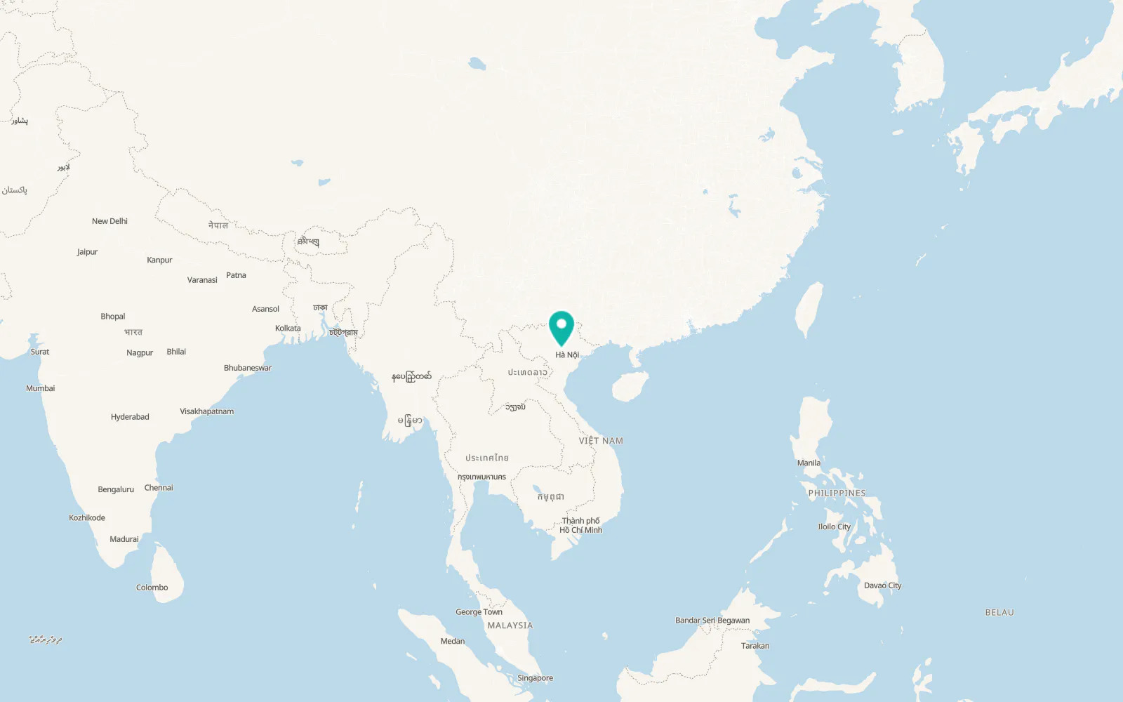 Map of Thổ Tăng
