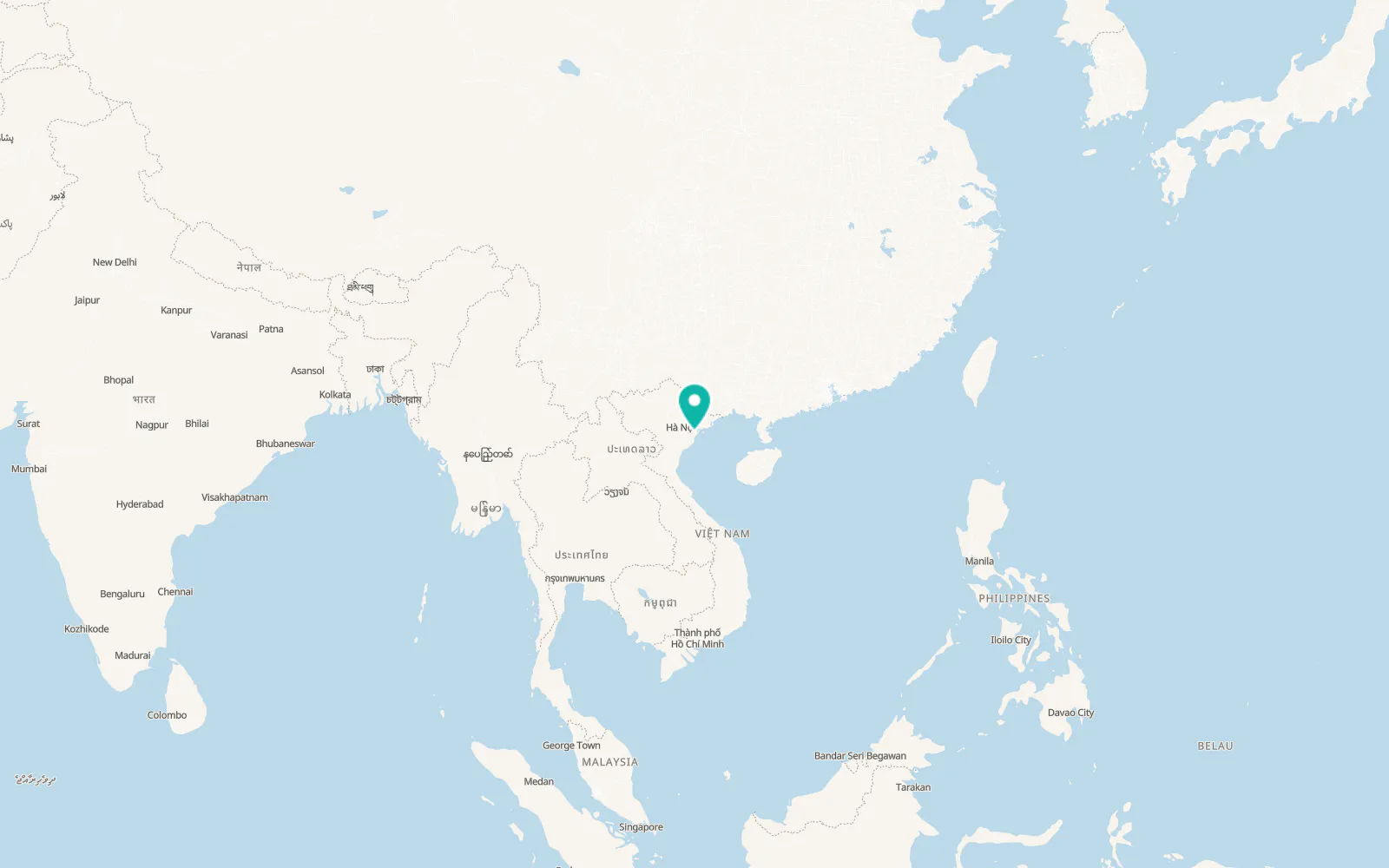 Map of Tiên Lãng