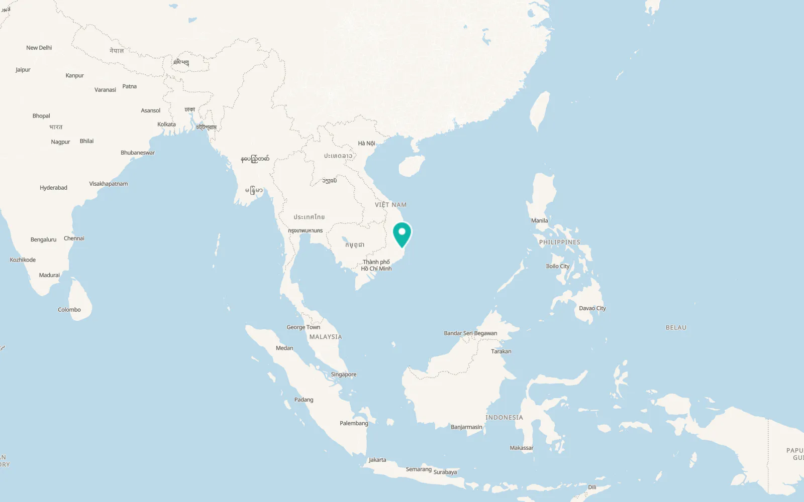Map of Tô Hạp