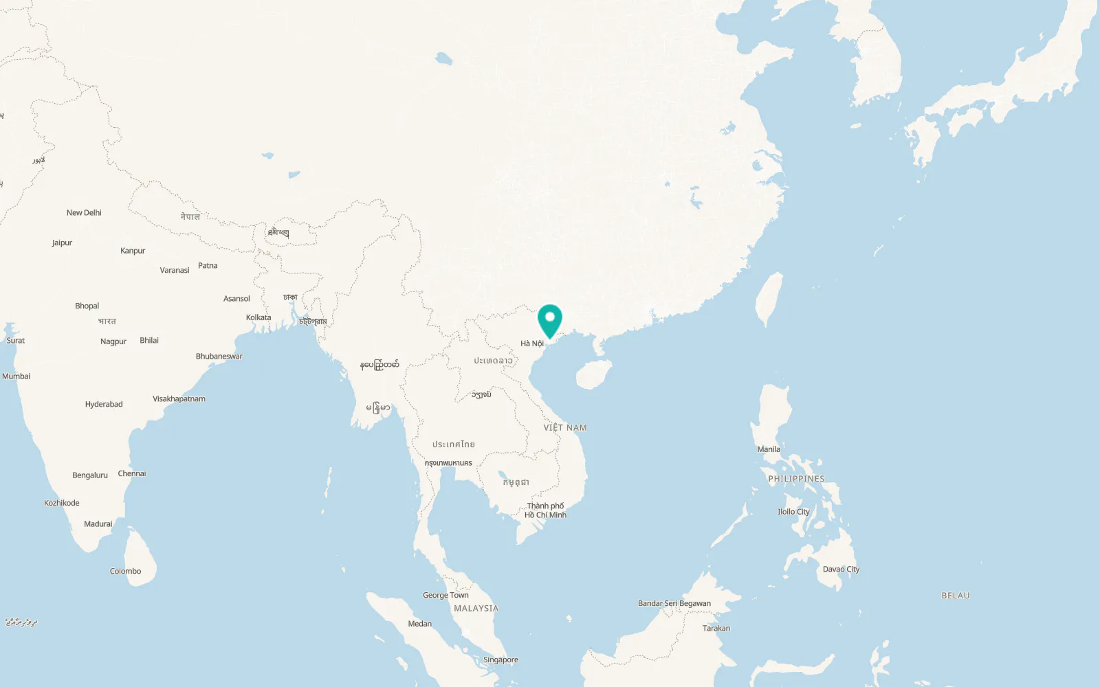 Map of Trới
