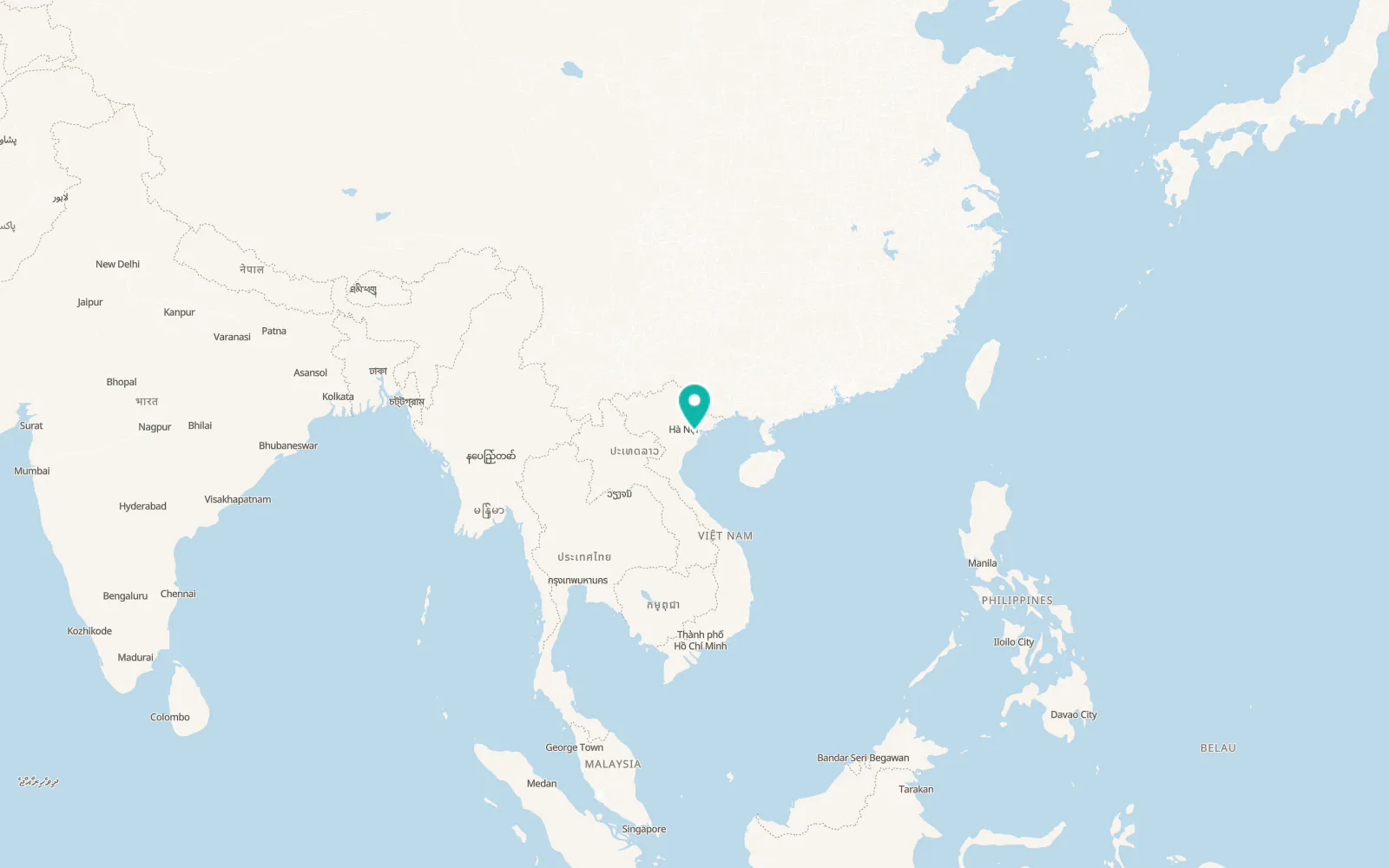 Map of Tứ Kỳ
