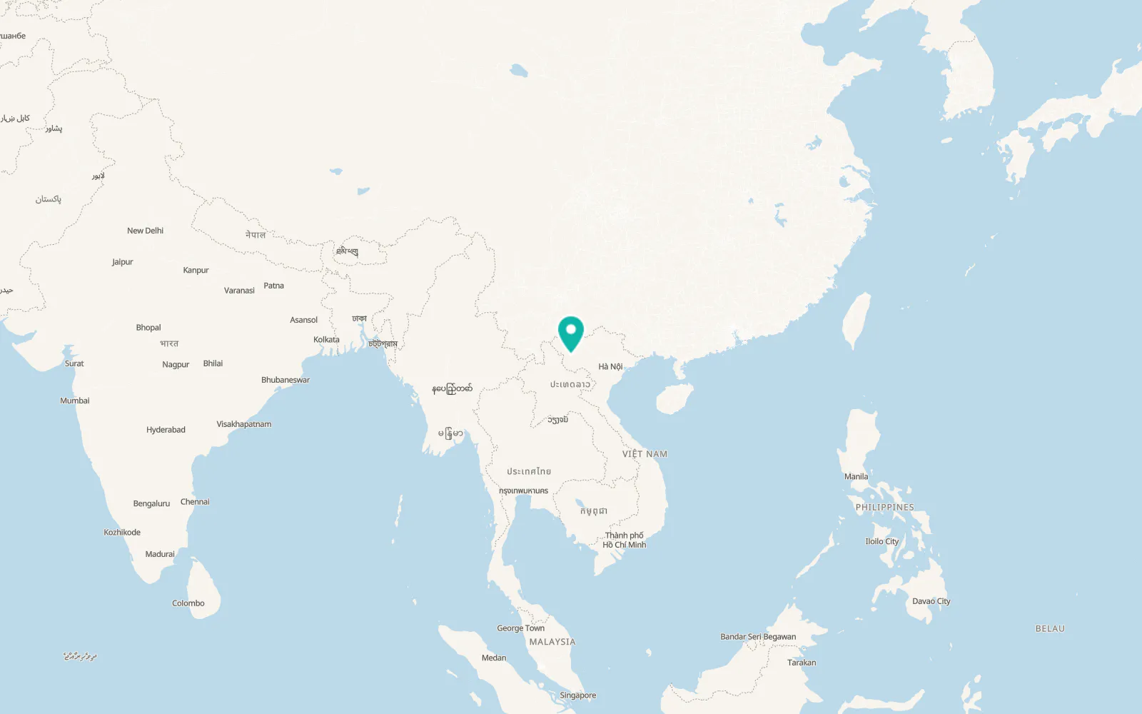 Map of Tuần Giáo