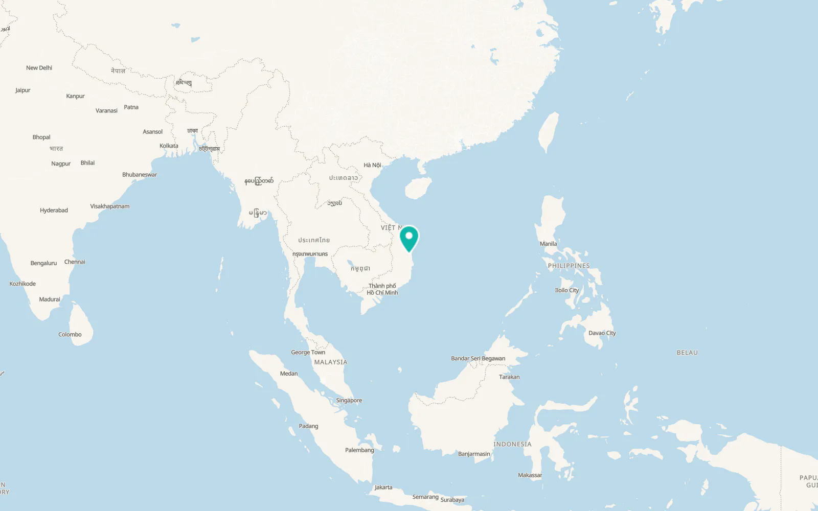 Map of Vân Canh