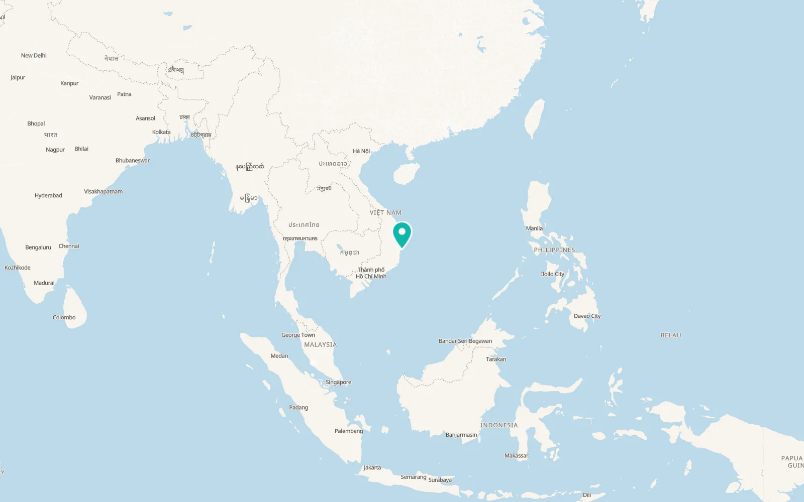 Map of Vạn Thạnh