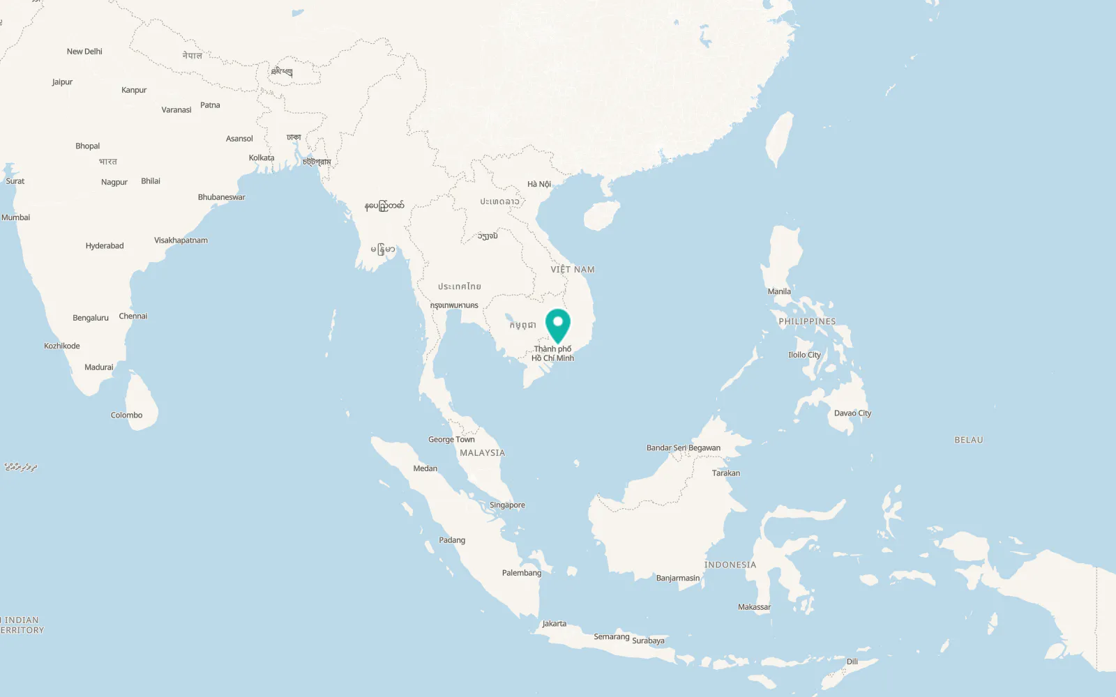 Map of Vĩnh An